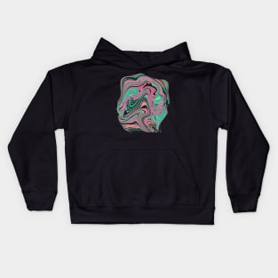 Pink marble Kids Hoodie